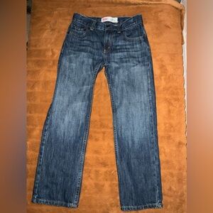 Levi's 505 Denim Blue Bottoms Jeans Size 10‎ medium dark wash